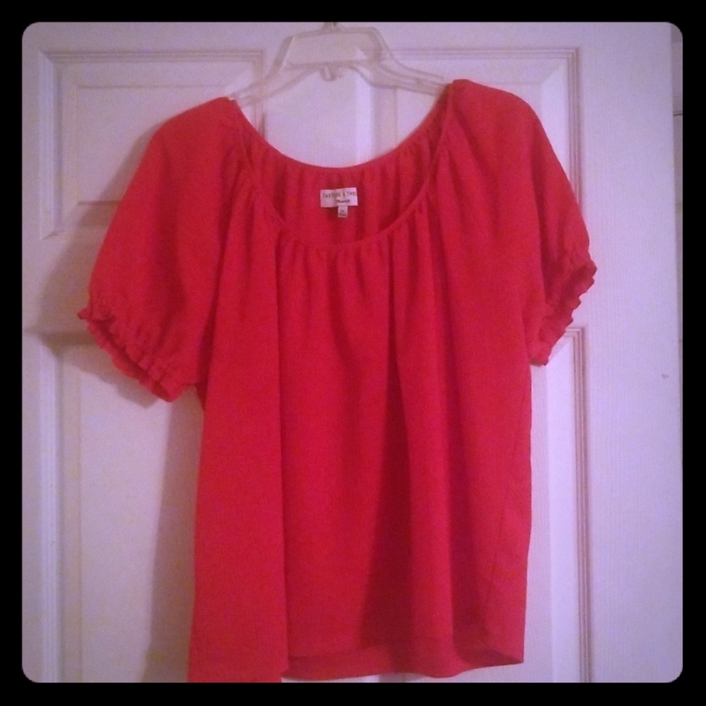 Madewell Crepe Peasant Top